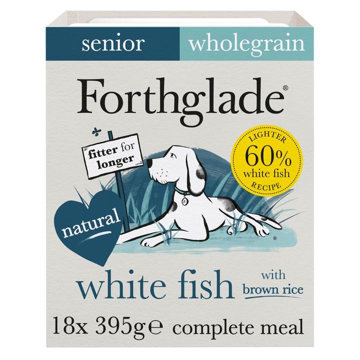 Forthglade Complete Whole Grain White Fish with Brown Rice & Veg Senior Dog Food