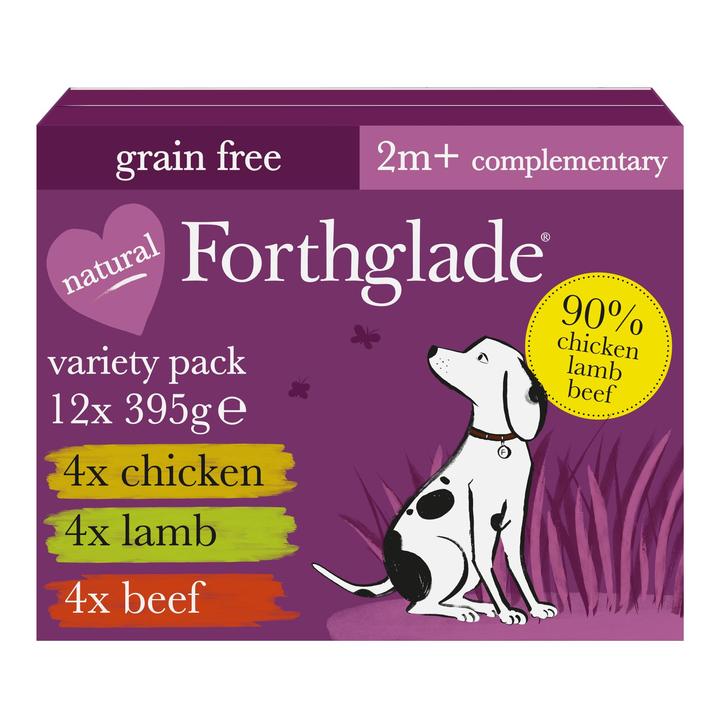 Forthglade Just Chicken, Lamb and Beef Grain Free Dog Food