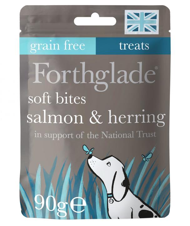 Forthglade National Trust Gourmet Soft Bite Treats Salmon & Herring