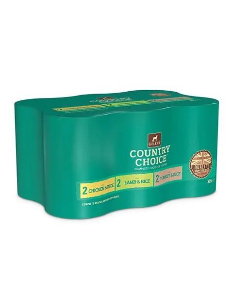 Gelert Country Choice Canned Variety Puppy Food