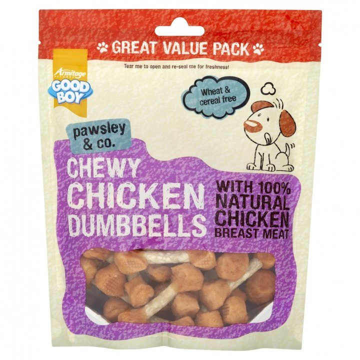 Good Boy Pawsley & Co Chicken Dumbbells Dog Treats