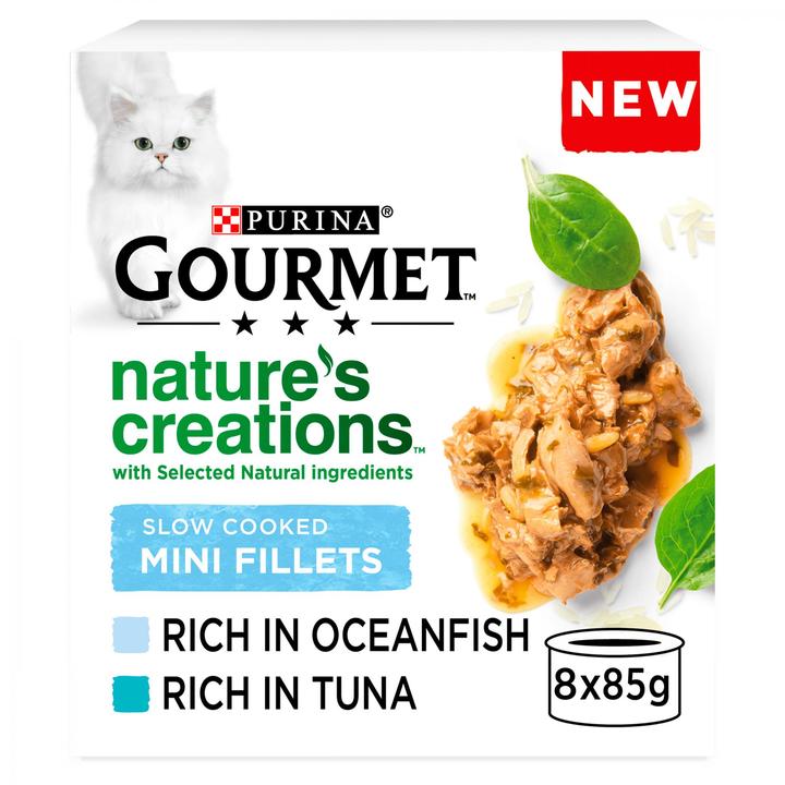 Gourmet Nature's Creations Slow Cooked Mini Fillets Fish Cat Food