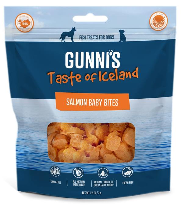 Gunni's Salmon Baby Bites Dog Treats