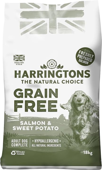 Harringtons Grain Free Hypoallergenic Salmon & Sweet Potato Dog Food