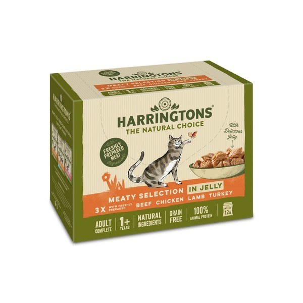 Harringtons Wet Cat Meaty Selection In Jelly