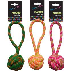 Hem & Boo Fluoro Rope Toy with Handle for Dogs