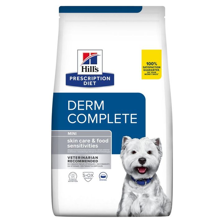 Hill's Prescription Diet Derm Complete Mini Dry Dog Food