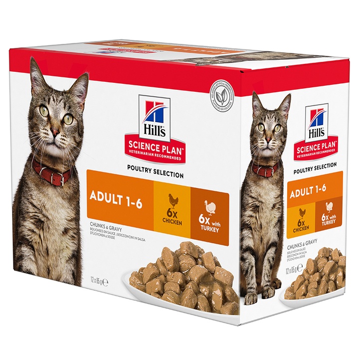 Hill's Science Plan Adult Wet Cat Food Multipack