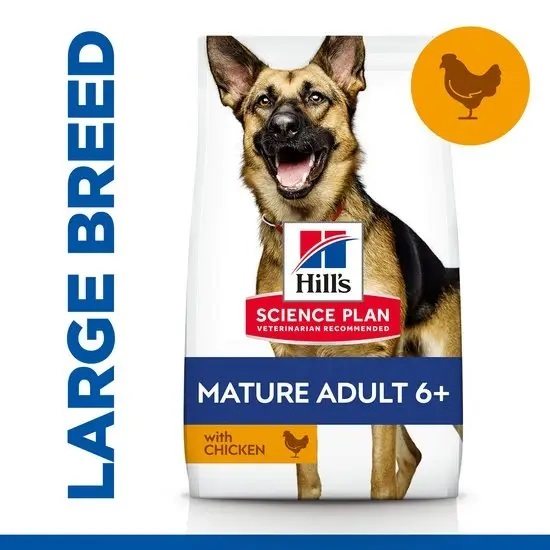 Hill's Science Plan Mature Large Breed Chicken Dog Food