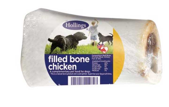 Hollings Filled Bones Natural Dog Treats