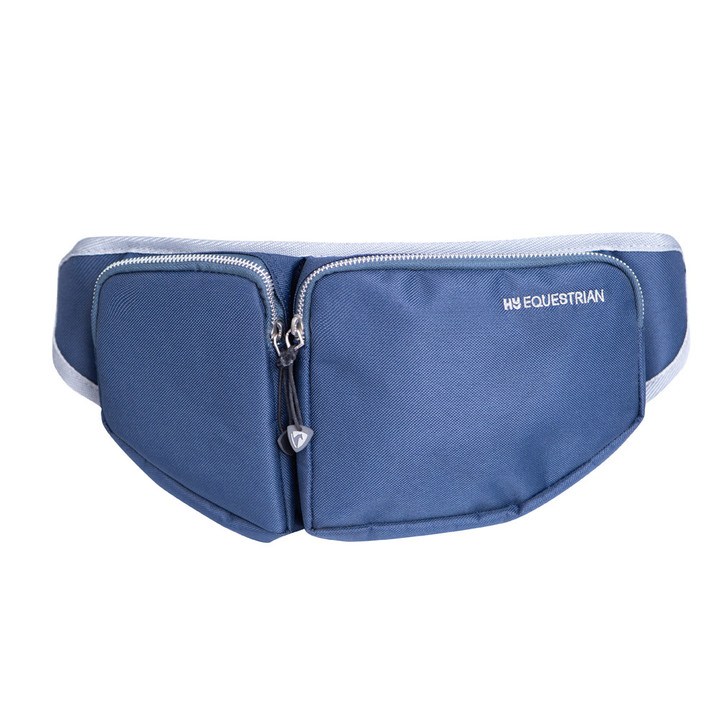 Hy Equestrian Bum Bag Navy/Grey