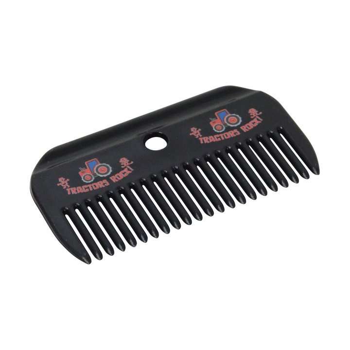Hy Equestrian Navy & Red Tractors Rock Mane Comb for Horses