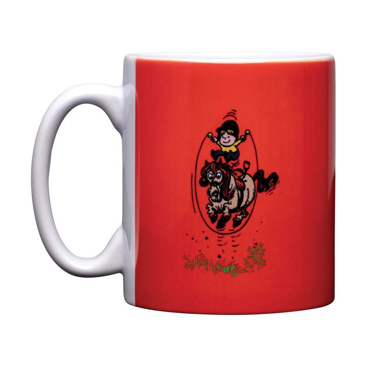 Hy Equestrian Thelwell Collection Mug Red