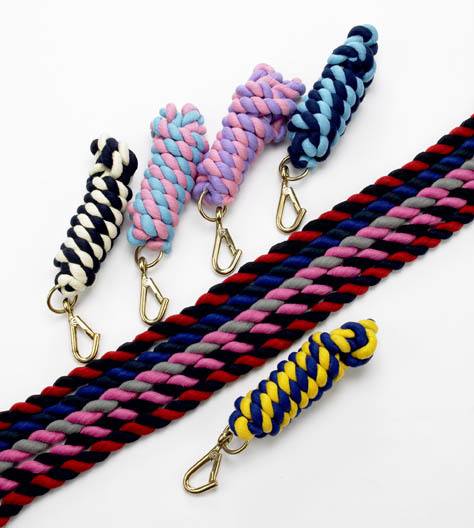 HY Equestrian Two Tone Twisted Lead Rope