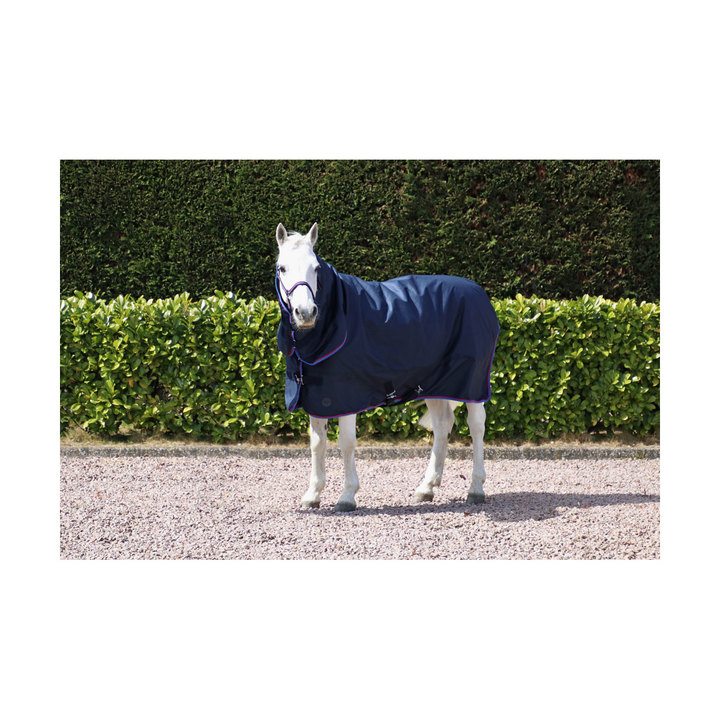 Hy Signature 200g Navy, Red & Blue Combi Turnout Rug