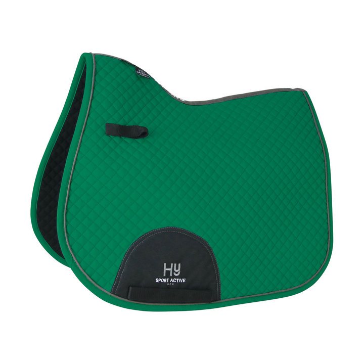Hy Sport Active GP Saddle Pad for Horses Alpine Green