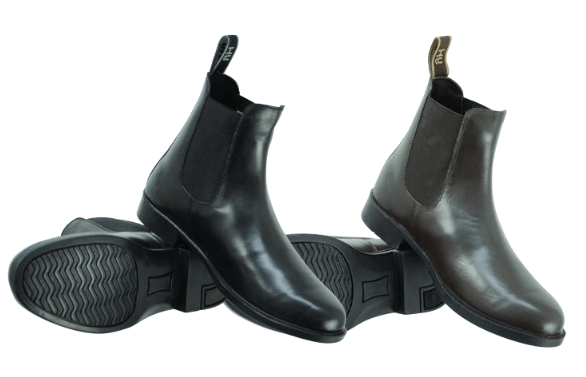 HyLAND Southwold Leather Zip Paddock Boot