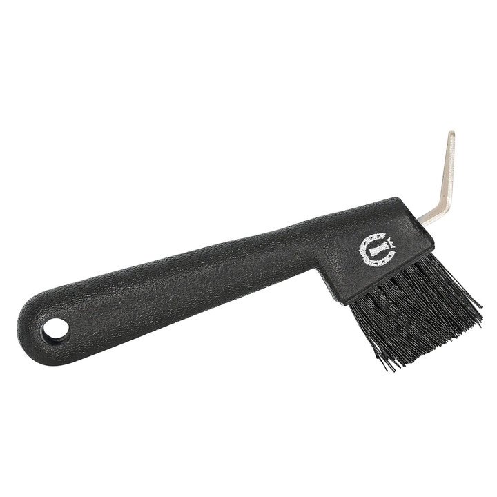 Imperial Riding Hoof Pick with Brush Black