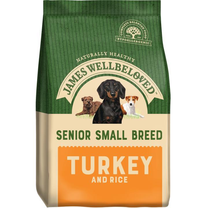 James Wellbeloved Senior Turkey & Rice Small Breed Dog Dry Food