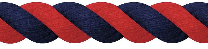 JHL Super Cotton Lead Rope Navy & Red