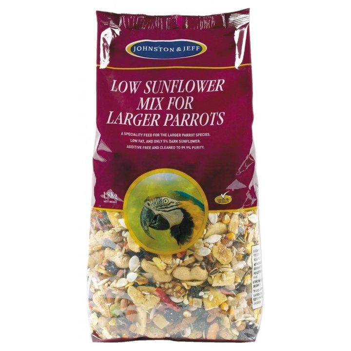 Johnston And Jeff Large Parrot Low Sunflower Mix