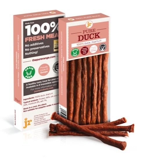 JR Pet Products Pure Duck Meat Sticks for Dogs