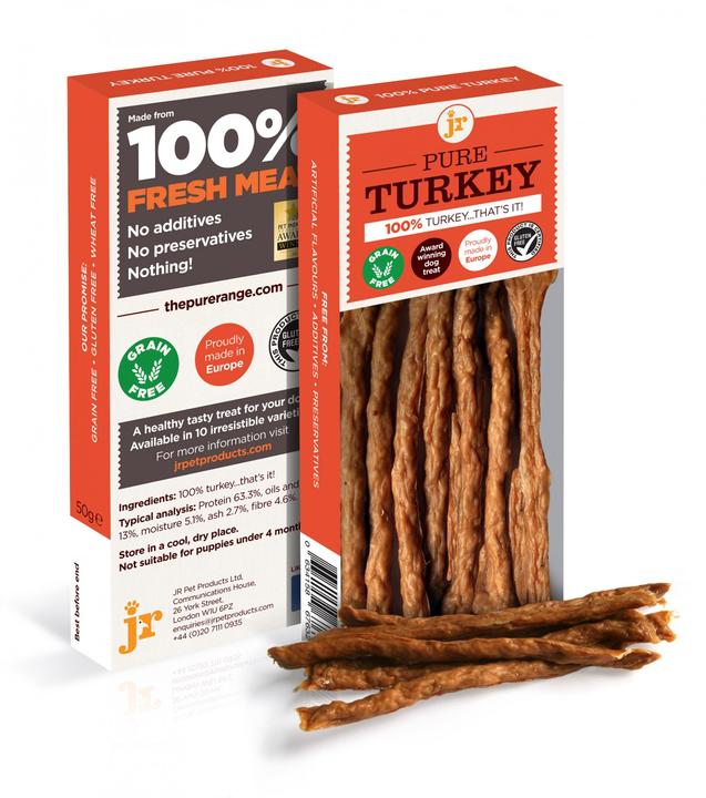 JR Pet Products Pure Turkey Meat Sticks for Dogs