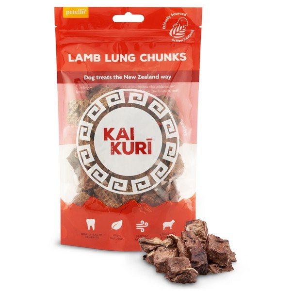 Kai Kuri Air-dried Lamb Lung Chunks Dog Treat