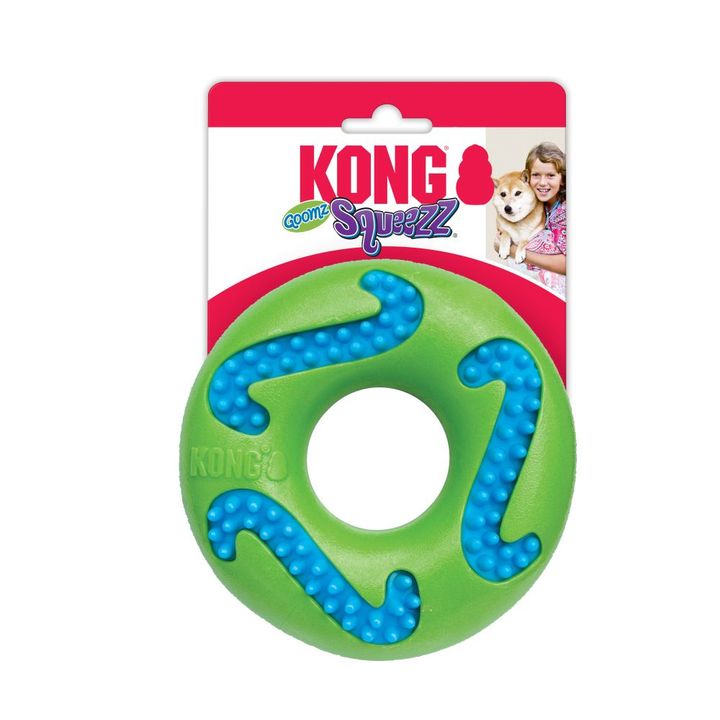 KONG Squeezz Goomz Ring Dog Toy