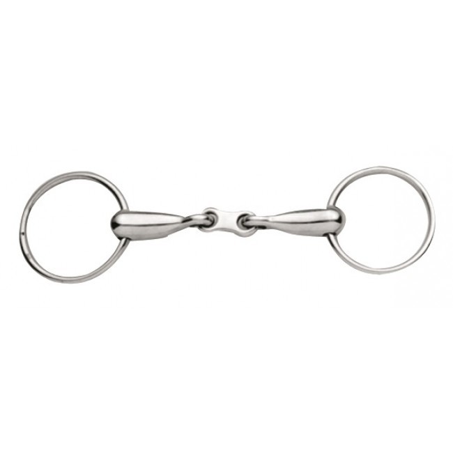 Korsteel Hollow Mouth French Link Loose Ring Snaffle