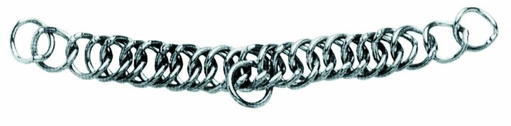 Korsteel Stainless Steel French Link 3 Ring Dutch Gag Bit