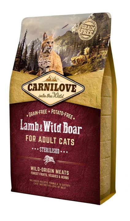Carnilove Lamb & Wild Boar for Sterilised Adult Cats