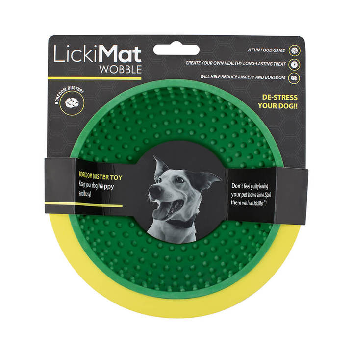 LickiMat Wobble Boredom Buster for Dogs Green