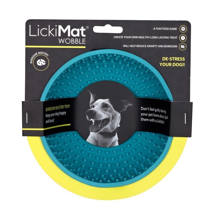 LickiMat Wobble Boredom Buster for Dogs Turquoise