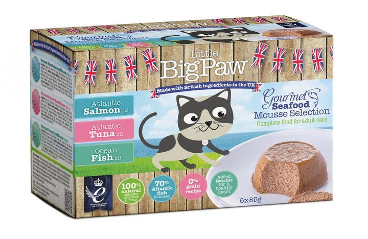 Little Big Paw Gourmet Seafood Mousse Selection for Cats