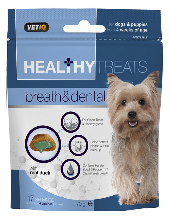 VetIQ Healthy Treats Breath & Dental For Dogs & Puppies
