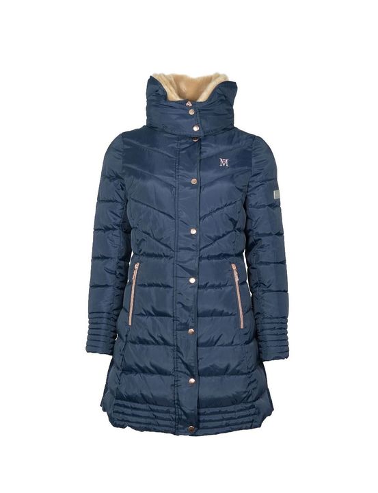 Mark Todd Deluxe Long Padded Coat Navy Or Grey 