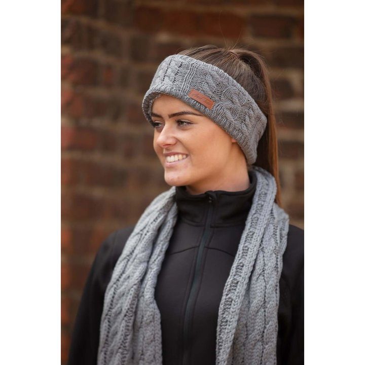 Mark Todd Knitted Headband Anthracite Grey