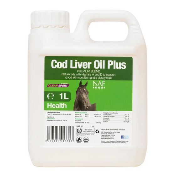 NAF Cod Liver Oil Premium Blend for Horses