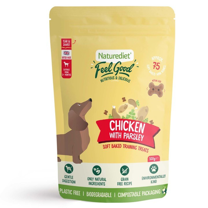 Naturediet Feel Good Chicken with Parsley Soft Baked Training Treats