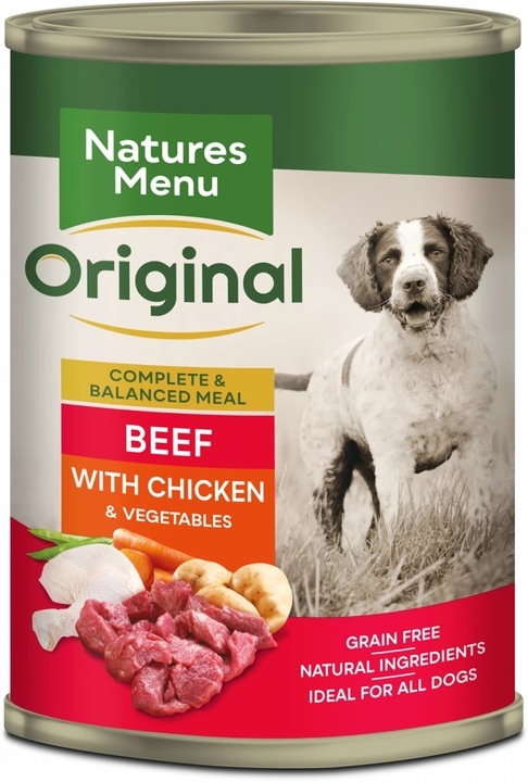 Natures Menu Beef with Chicken Canned Dog Food