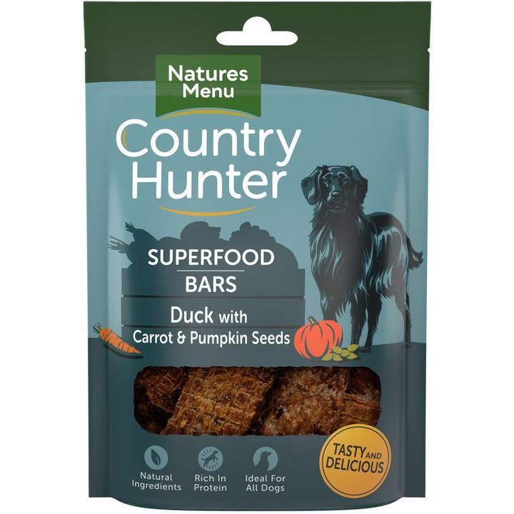 Natures Menu Country Hunter Duck, Carrot & Pumpkin Seeds Superfood Bars
