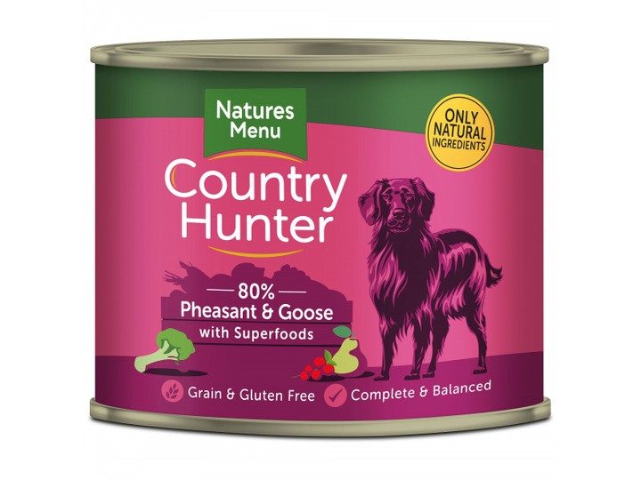 Natures Menu Country Hunter Seriously Meaty Pheasant & Goose Dog Food