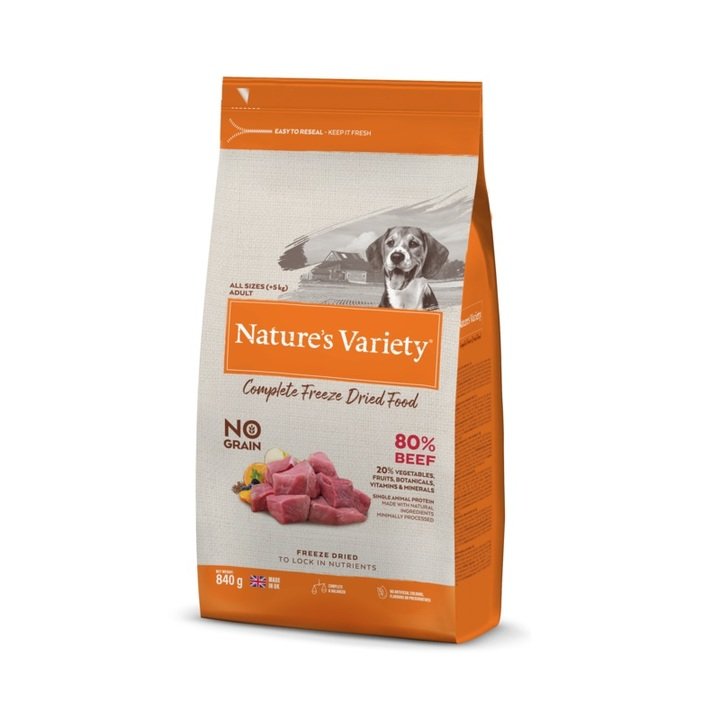 Nature's Variety Complete Freeze Dried Beef Dog Food