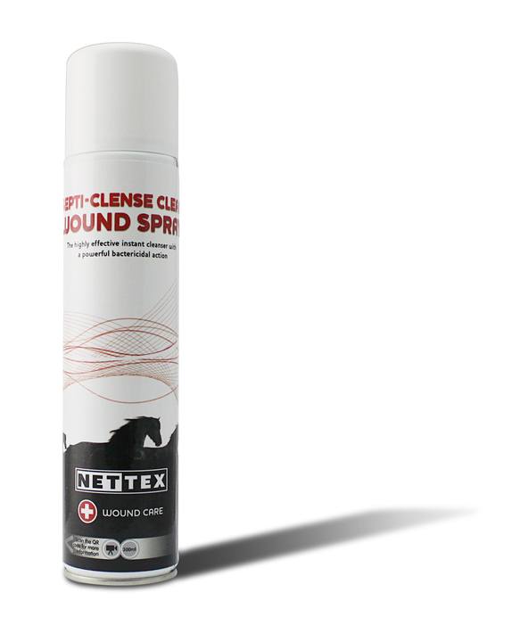 NETTEX Septi-Clense Clear Wound Spray for Horses