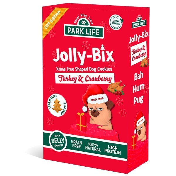 Park Life Turkey & Cranberry Festive Jolly-Bix Dog Treats