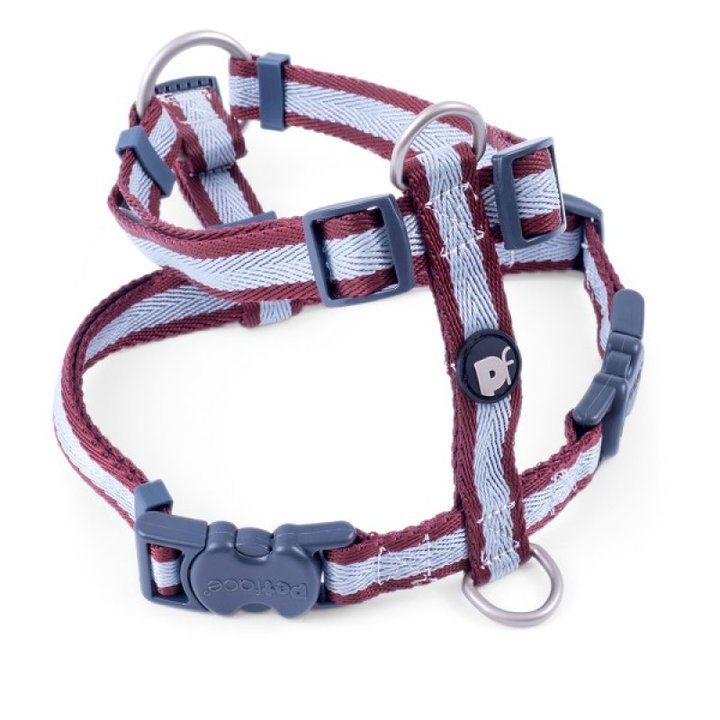 Petface Ox Blood Stripe Dog Harness