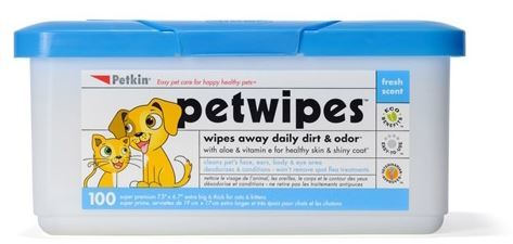 Petkin Daily Cleaning Wipes