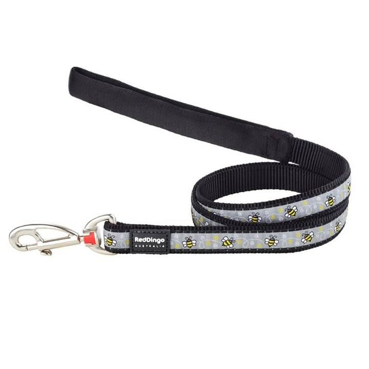 Red Dingo Bumble Bee Black Dog Lead