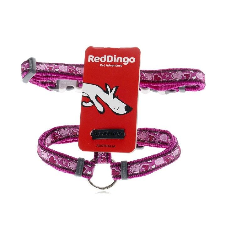Red Dingo Purple Breezy Love Dog Harness